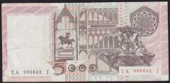 İtalya 5000 Lire 1979 Çok Temiz