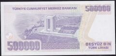 7.Emisyon 4.Tertip 500000 Lira L32 321888 Çil