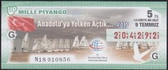2015 9 TEMMUZ ÇEYREK BİLET G SERİSİ