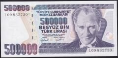 7.Emisyon 4.Tertip 500.000 Lira L09 862730 Çil