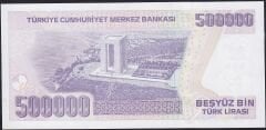 7.Emisyon 4.Tertip 500.000 Lira L09 862730 Çil