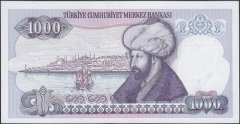 7.Emisyon 1.Tertip 1000 Lira D11 921139 Çilaltı
