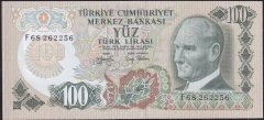 6.Emisyon 2.Tertip 100 Lira F68 262256 Çilaltı