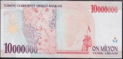 7.EMİSYON 10 000 000 LİRA G86 584300 ÇÇT +