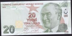 9.Emisyon 3.Tertip 20 Lira D014 811656 Çil