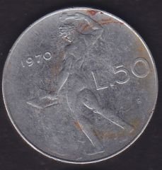 İtalya 50 Liret 1970
