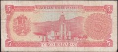 VENEZUELA 5 BOLİVARES 1989 ÇOK TEMİZ