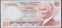 6.EMİSYON 4.TERTİP 20 LİRA I67 956403 ÇÇT ÇİLALTI