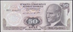 6.EMİSYON 1.TERTİP 50 LİRA H57 304492 ÇİLALTI
