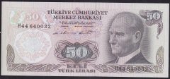 6.EMİSYON 1.TERTİP 50 LİRA H44 640032 ÇİLALTI