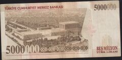 7.Emisyon 5 000 000 Lira G16 552073 Çok Temiz