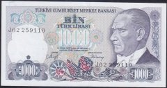 7.EMİSYON 2.TERTİP 1000 LİRA J02 259110 ÇÇT ÇİLALTI