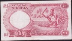 Nijerya 1 Pound 1967 Çok Temiz+ Pick 8 ( 055111 )