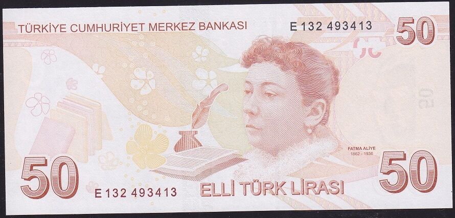 9.Emisyon 5.Tertip 50 Lira E132 493413 Çil