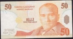 8.Emisyon 50 YTL B30 318251 Çok Temiz+