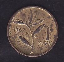 1962 Yılı 1 Kuruş