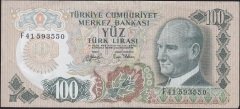 6.Emisyon 2.Tertip 100 Lira F41 593550 Çok Temiz+