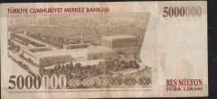7.Emisyon 5 000 000 Lira G15 364096 Çok Temiz