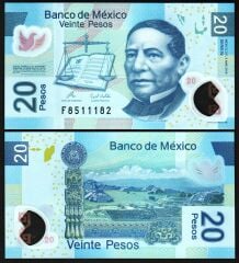 Meksika 20 Pesos 2010 Çil Polimer Pick 122