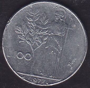 İtalya 100 Liret 1977