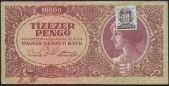 Macaristan 10000 Pengo 1945 Çok Çok Temiz