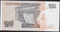 Peru 100 Intis 1987 Çil Pick133