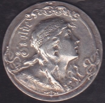 MAGDALİNA KOLYE UCU (MADALYA?) GÜMÜŞ 7 GRAM