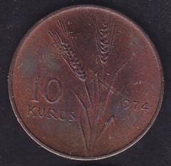 1974 Yılı 10 Kuruş