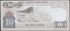 6.Emisyon 2.Tertip 100 Lira F39 444733 Çilaltı