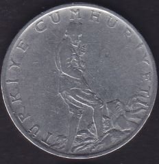 1960 Yılı 2.5 Lira Düz