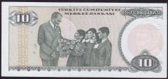 7.Emisyon 2.Tertip 10 Lira E49 345326 Çilaltı
