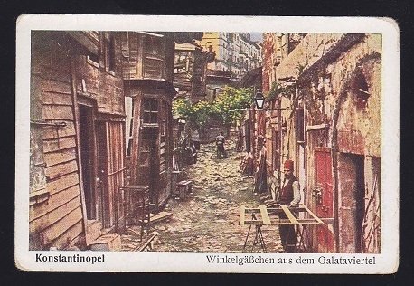 GALATA - ALMAN SİGARA REKLAMI 9X6 BOYUTLU