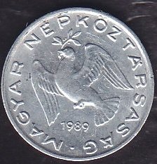 Macaristan 10 Filler 1989