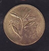 1963 Yılı 1 Kuruş