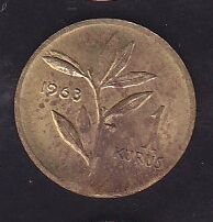 1963 Yılı 1 Kuruş