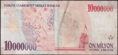 7.Emisyon 10 000 000 Lira G71 339362 Çok Temiz