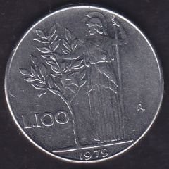 İtalya 100 Liret 1979