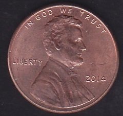 Amerika 1 Cent 2014