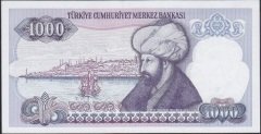 7.Emisyon 1.Tertip 1000 Lira B14 315457 Çilaltı Çil
