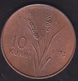 1973 Yılı 10 Kuruş