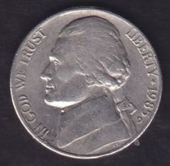 Amerika 5 Cent 1985 D