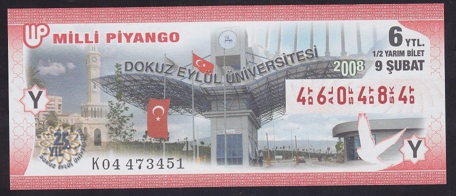 2008 9 ŞUBAT YARIM BİLET