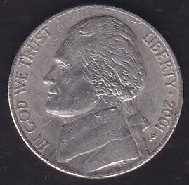 Amerika 5 Cent 2001 P