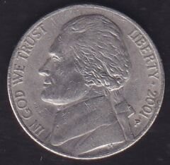 Amerika 5 Cent 2001 P