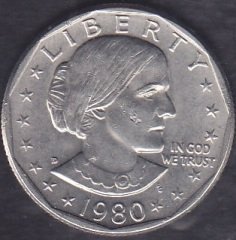Amerika 1 Dolar 1980 D