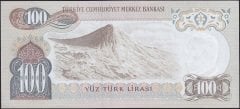 6.Emisyon 2.Tertip 100 Lira F29 789496 Çilaltı
