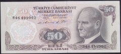 6.EMİSYON 1.TERTİP 50 LİRA H46 499962 ÇİLALTI ÇİL