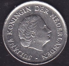 Hollanda 25 Cent 1980