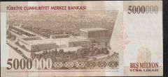 7.Emisyon 5 000 000 Lira G08 531532 Çok Çok Temiz