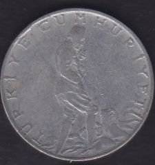 1963 Yılı 2.5 Lira Ters